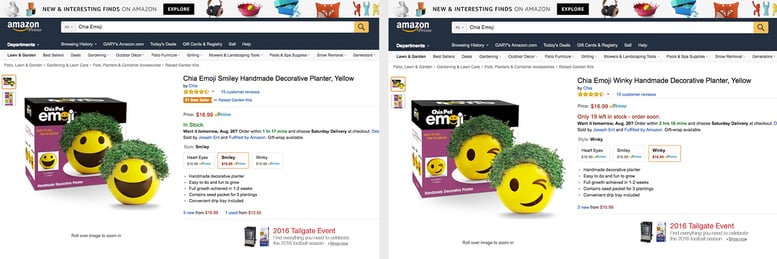 Example of Post Back between two Amazon pages
