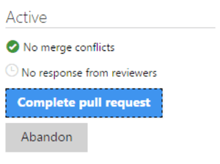 GitFlow Example 14: Complete Pull Request