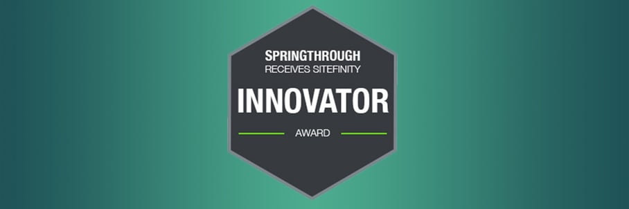 Sitefinity Innovator Award Medallion