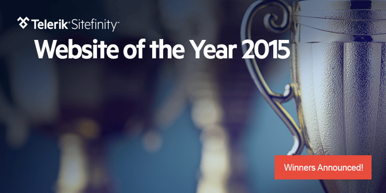 Telerik Sitefinity Website of the Year 