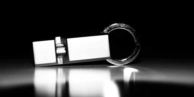 Silver Whistle on Reflective Table