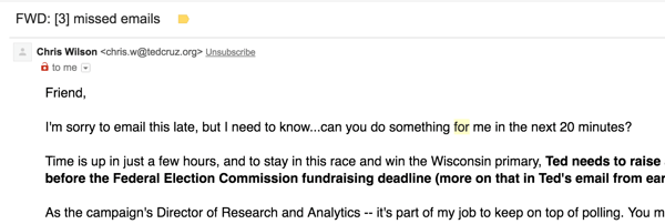 FWD Subject Line