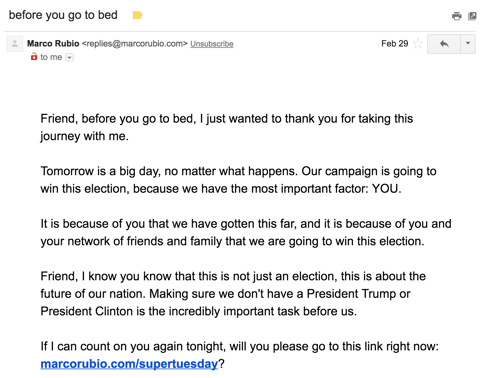 Marco Rubio email