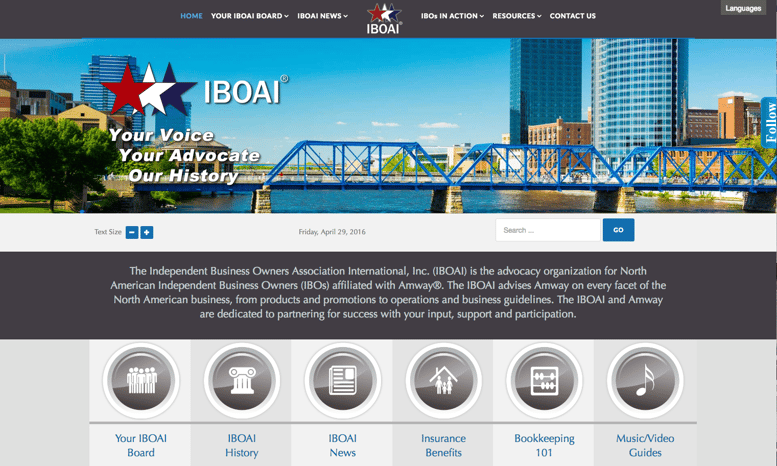 IBOAI.com home page